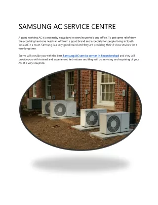 samsung ac service centre