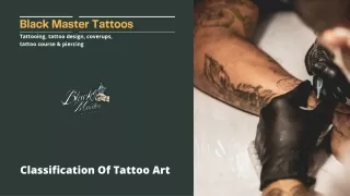 Classification Of Tattoo Art