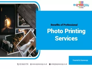 Benefits of Professional Photo Printing Services