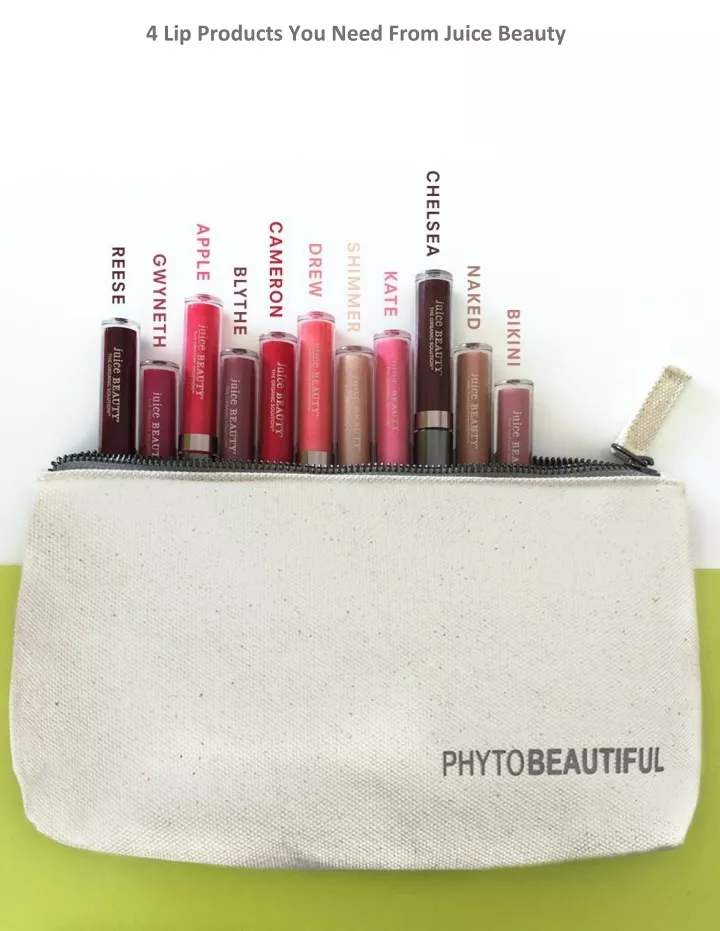 4 lip products you need from juice beauty