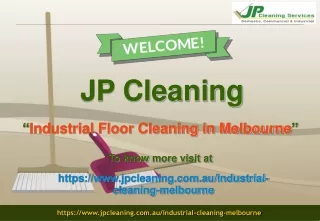 Industrial Floor Cleaning in Melbourne