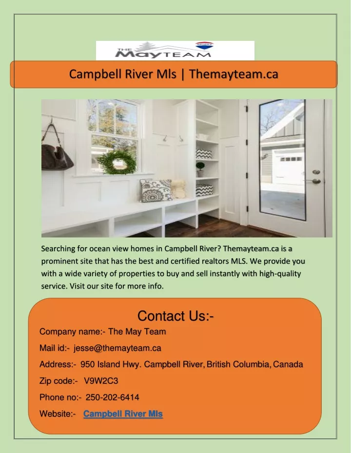 campbell river mls themayteam ca