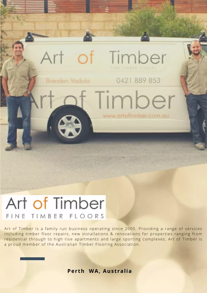 art of timber is a family run business operating