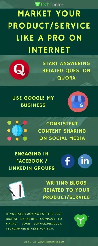 MARKET YOUR PRODUCT/SERVICE LIKE A PRO ON INTERNET