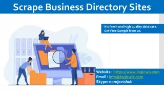scrape business directory sites