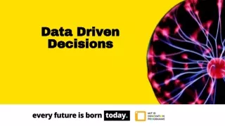 data driven decisions