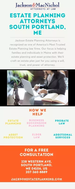 Estate Planning Attorneys South Portland, ME