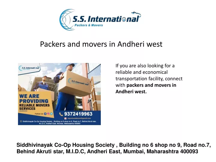 packers and movers in andheri west