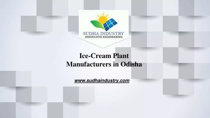 ice cream plant manufacturers in odisha