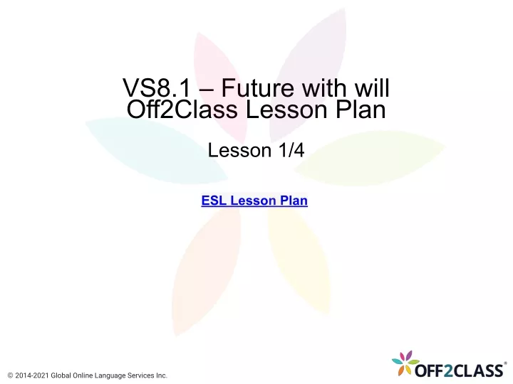 vs8 1 future with will off2class lesson plan