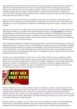 Best three Tips on how to Receive From Grownup Webcam Products