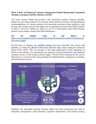 AutoML Market Size, Trends, Company Profiles, Growth Rate, Trends and its Emerging Opportunities