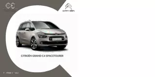 Citroen C4 - The Grand C4 Space Tourer provides fresh technology, an smart design, and unmatched comfort
