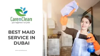 Maid Cleaning Service in Dubai - Maids Services UAE - CarenClean