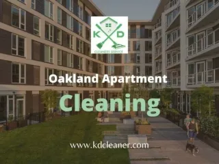 Apartment Cleaning in Oakland – KD Cleaners