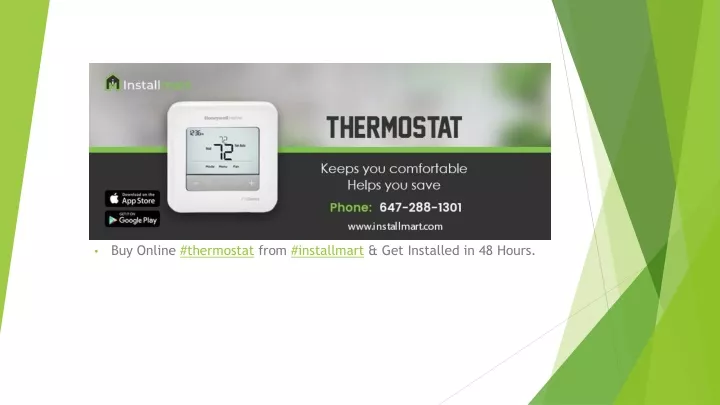 buy online thermostat from installmart get installed in 48 hours