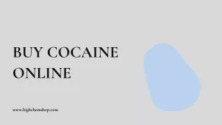 Buy Colombian Cocaine Online from HighChem Shop