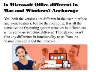 is microsoft office different in is microsoft
