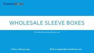 wholesale sleeve boxes