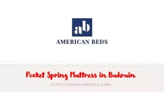 pocket spring mattress in bahrain