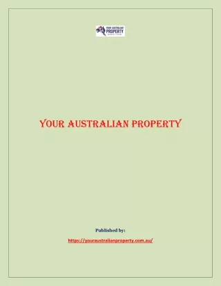 Your Australian Property