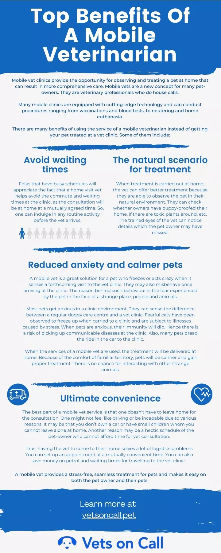 top benefits of a mobile veterinarian