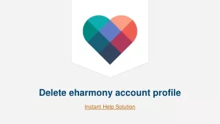 How can I Easily Delete eharmony account profile Manually?