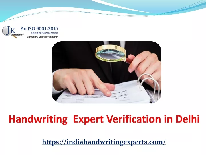 handwriting expert verification in delhi
