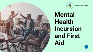 Mental Health Incursion and First Aid