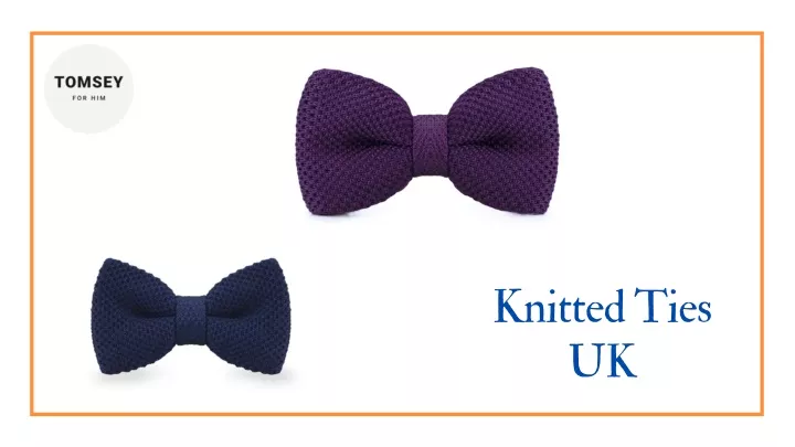 knitted ties uk