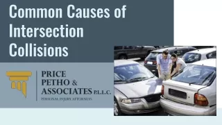 Common Causes of Intersection Collisions