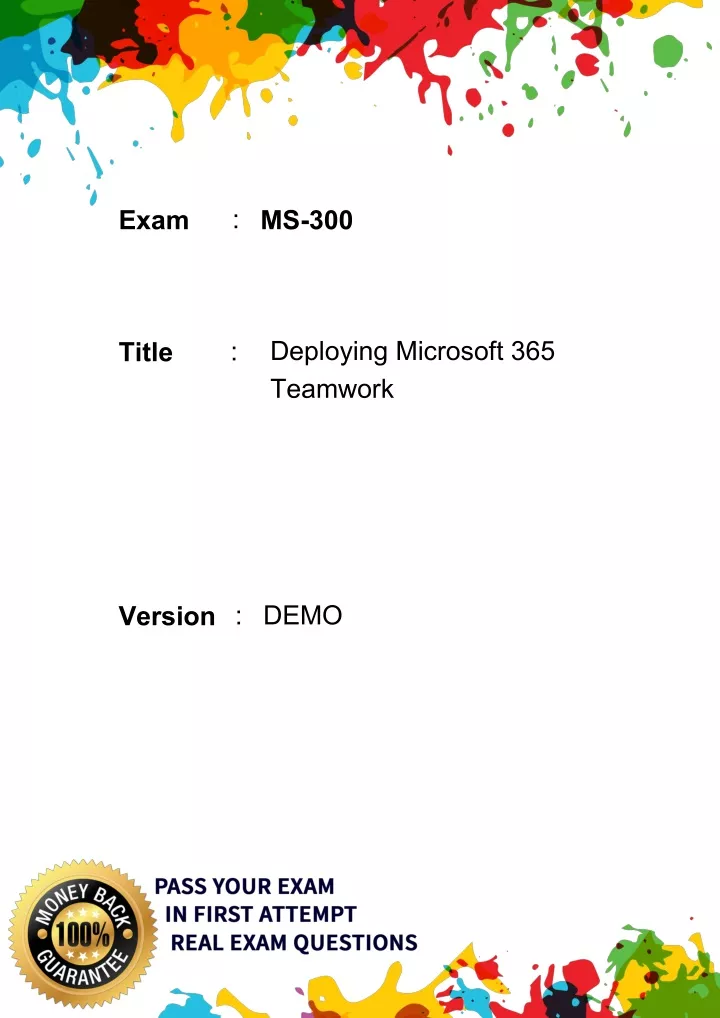 exam ms 300