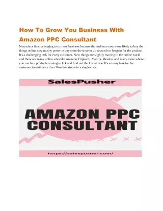 how to grow you business with amazon