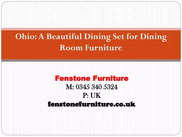 ohio a beautiful dining set for dining room furniture
