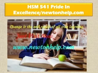 HSM 541 Pride In Excellence/newtonhelp.com