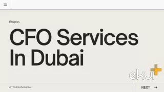 Find Best And Professional CFO Services In Dubai, UAE