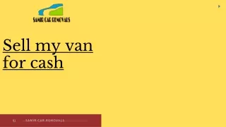 cash for van | junk vans for cash  | sell my van for cash