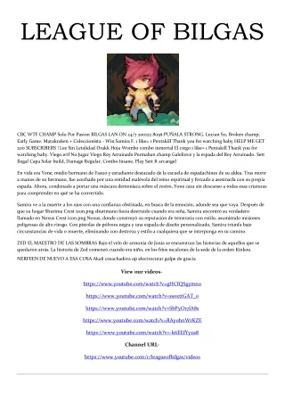 league of bilgas