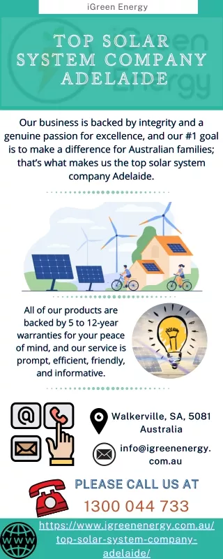 Top Solar System Company Adelaide
