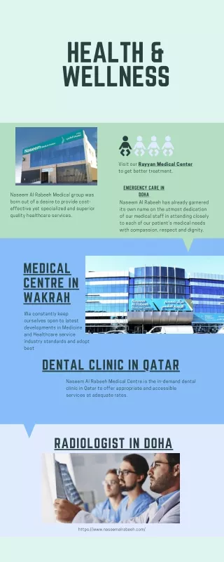 Dental clinic in Qatar - Naseem Al Rabeeh Medical Centre