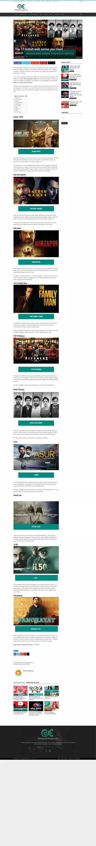 Top 10 Best Web Series in India