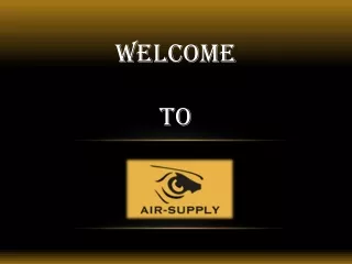 welcome to