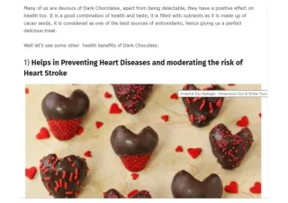 Top Eating Benefits of Dark Chocolate - Stackumbrella