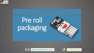 pre roll packaging