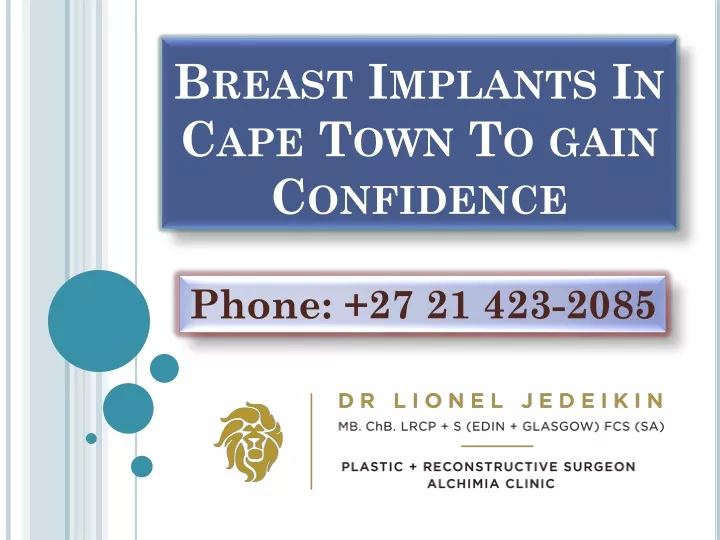 breast implants in cape town to gain confidence