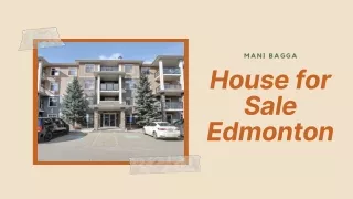 Find Houses for Sale Edmonton | Mani Bagga
