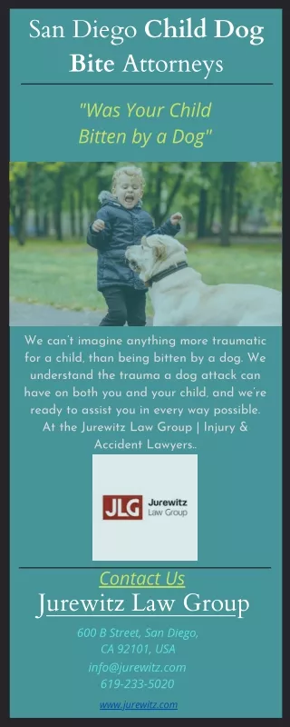 San Diego Child Dog Bite Attorneys