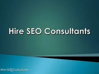 SEO Service | Hire SEO Consultants