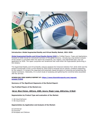 introduction global augmented reality and virtual