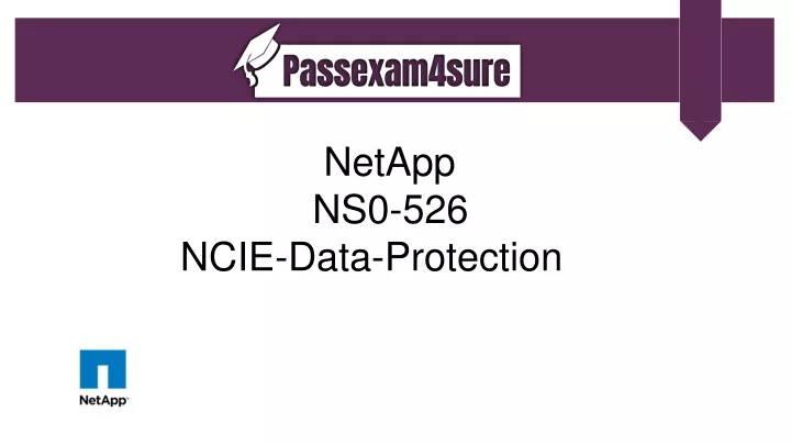 netapp ns0 526 ncie data protection
